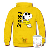 Poleron + Taza, Snoopy, Charlie Brown, Peanuts, Beagle / The King Store