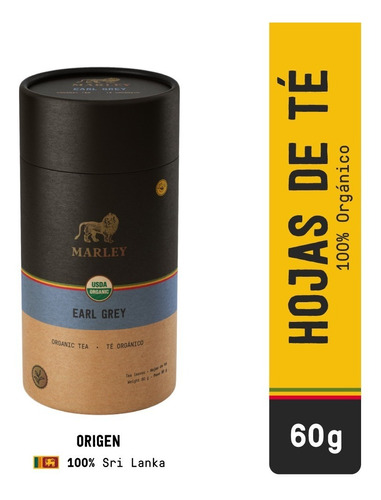 Marley · Earl Grey · Loose Leaf · Té Negro