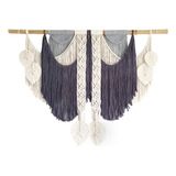 Macrame Tejido Decorativo Boho Chic Colgante Artesanal Hogar