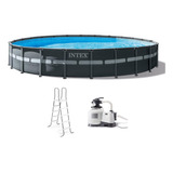 Ultra Xtr - Conjunto De Piscina Sobre El Suelo Con Bomba Y E