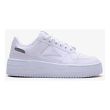 Tenis Pirma Urbano Mod 5524 Blanco, Dama, Plataforma En Piel