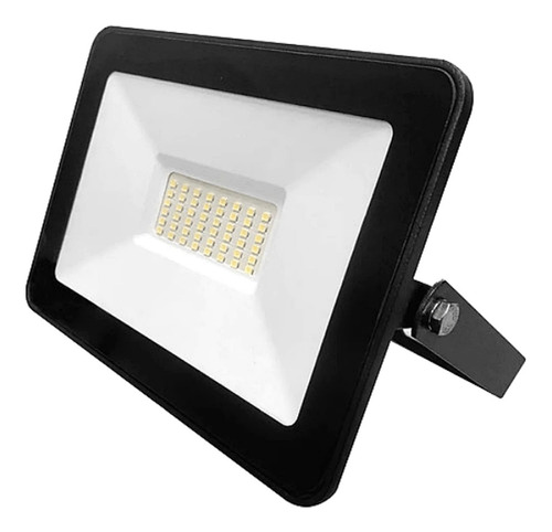 Reflector Led Exterior 30w Cálida Slim Intemperie Multiled 