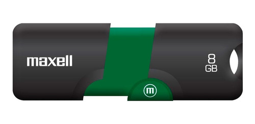 Memoria Usb Maxell Pendrive 8gb Usb Flix Retractil Verde