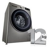 Lava E Seca Smart LG Vc4 12kg 110v Inox Look Com Inteligênci