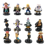 Personaje De Anime De Onepiece Figura Set De 12