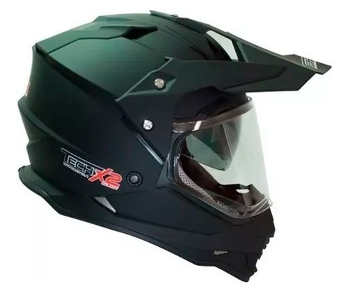 Casco Tech-x2 C/gafas 632 A Negro Mate Rider One 