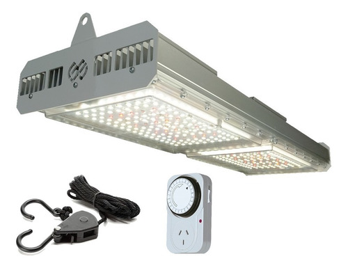 Panel Led Mx 300 Black Cultivo Indoor Led Cree Poleas Timer