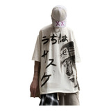 Playera Trend Oversize Ninja Uchiha Madara Dibujo A Lápiz