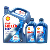 6 Litros Aceite Shell Helix Hx7 10w40 Semisintetico
