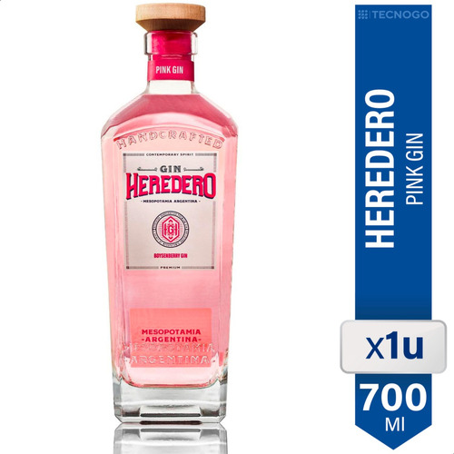 Gin Heredero Pink Handcrafted Boysenberry - 01almacen