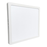 Painel Plafon 25w Quadrado Sobrepor Super Led Branco Frio