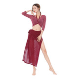 Conjunto De Ropa Para Espectáculos De Danza Del Vientre, Fal