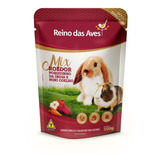 Ração Porquinho Da Índia & Mini Coelho 500g - Reino Das Aves