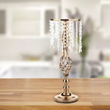 Elegante Centro De Mesa Para Bodas, Candelabro De Cristal C