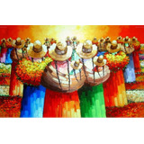 Cuadros   Cholitas Peruanas  Y Otros De Diego Rivera 50x70