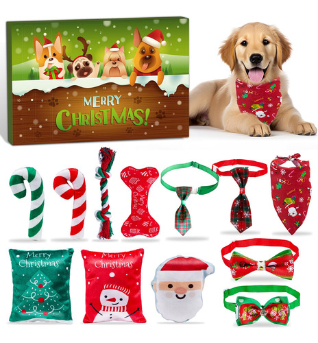 ¡navidad Canina! Juguetes Interactivos Y Accesorios Festiv