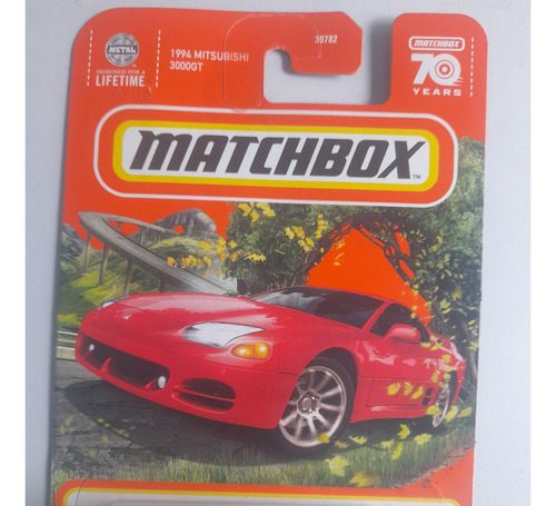 Mitsubishi 3000gt 1994  Matchbox Rojo