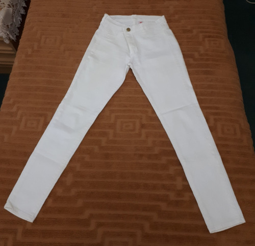 Pantalon Chupín Blanco Talle 40 Elastizado
