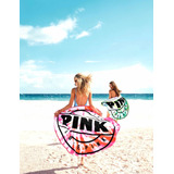 Victorias Secret Pink Toalla Lona Playa Importada 100% Origi
