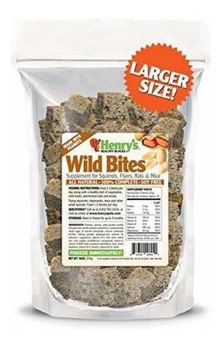 Henry's Wild Bites: El Único Alimento Para Ardillas