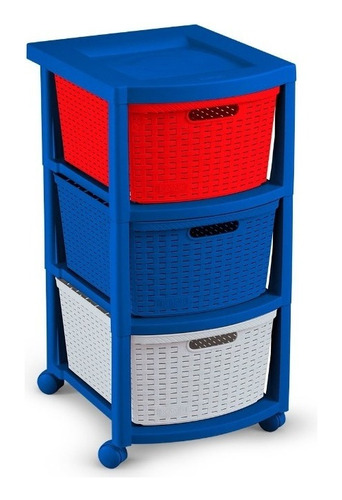 Cajonero Organizador 3 Niveles Rattan Rimax Envio Ya