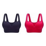 Tops - 2 Pcs Women's Aerobics Gym Dance Yoga Vest Sports Br