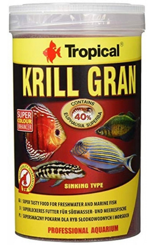 Tropical Alimento Peces Krill Gran Granulado 135g Pecera