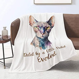 Manta De Gato Sphynx Para Mujeres Y Niñas, Regalos De Gato S