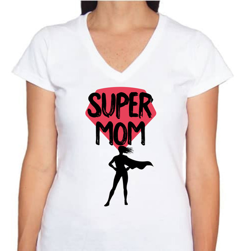 Playera Súper Mamá - Regalo Para Mamá - Superhero