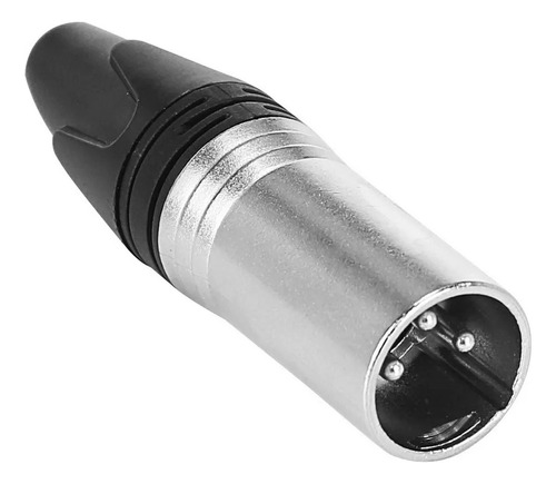 Kit 10 Plugs Xlr Canon Macho Mxt 64.1.562 Profissional Metal