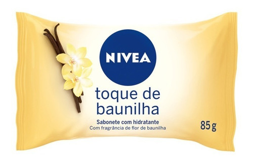 Sabonete Em Barra Toque De Baunilha Com Hidratante 85g Nivea