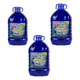Pack 3 Unid Detergente Bio Limpieza 5 Litros 