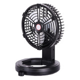 Ventilador De Camping, Portátil, Recargable, Con Lámpara, Es