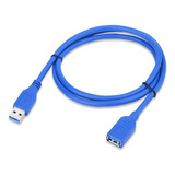 Cabo Fio Extensor Usb 3.0 5gbps Macho Fêmea 1.5 M Metros