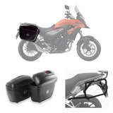 Baú Givi Lateral E21l Par + Suporte Bau Lateral Cb500x 2013+