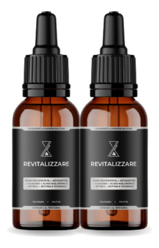 2un Suplemento Revitalizzare 30ml Rejuvenecedor 100% Natural