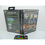 Super Thunder Blade Original C/ Caixa E Manual P/ Mega Drive