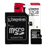 Tarjeta De Memoria Kingston Sdcs   Select  Adaptador Sd 32gb