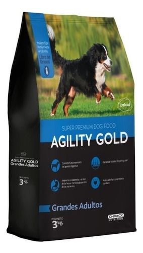 Agility Gold Grandes Adultos 3 Kg