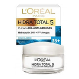 Crema Antiarrugas Loreal Hidra Total 5 35+ Con Colageno