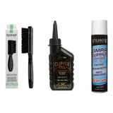 Kit Lubricante +5 En 1 +cepillo Fade Para Maquinas Barberia