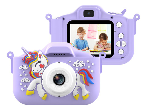Cámara Digital Para Niños, Lentes Para Selfies, Ips Kids