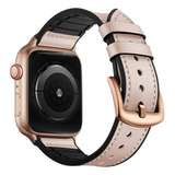 Malla Para Apple Watch 42/44mm Ouheng Pink Rose Gold