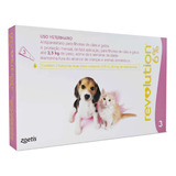 Revolution 6% Cães E Gatos Até 2,5kg - 0,25ml - 3 Pip Rosa