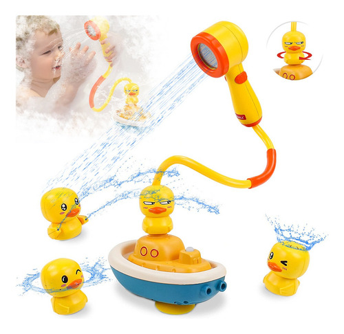 Rociador De Agua Para Ducha De Pato Amarillo Con Ventosa