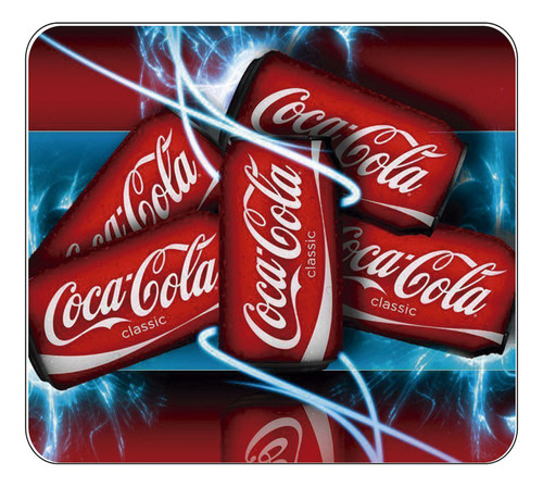 Mouse Pad Coca Cola Latas Personalizado Reagalo Moderno 739