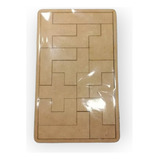 Juego Ingenio Tetris Precio Mayorista X6 Unidades Madera Mdf