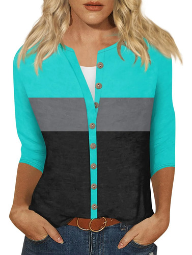 Blusa Estampada A La Moda Para Mujer Creative E High Quality