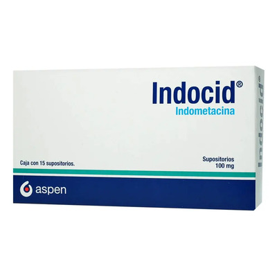 Indocid Supositorios 100 Mg, 15 Supositorios