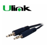 Cable De Audio Auxiliar 3,5mm A 3,5mm M-m De 3 Mts Ulink